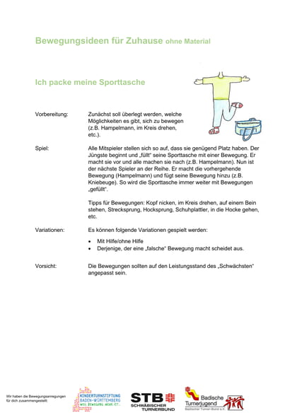 Bewegung ohne Material